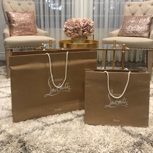Christian Louboutin shopping bags